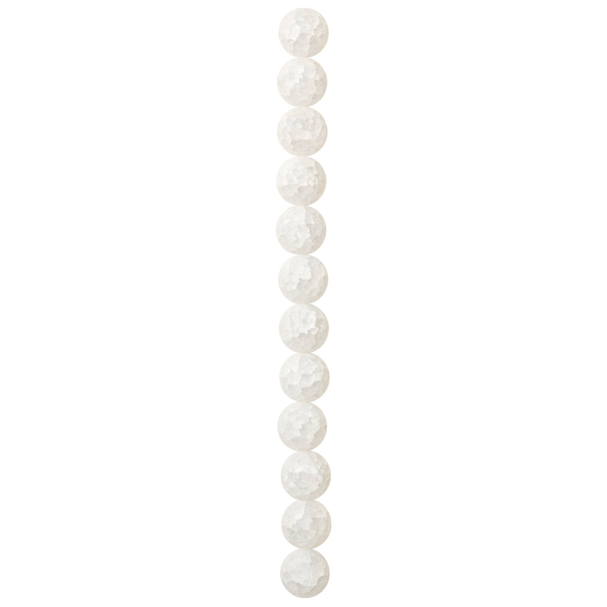 Crystal Crackle Round Beads, 14mm by Bead Landing™